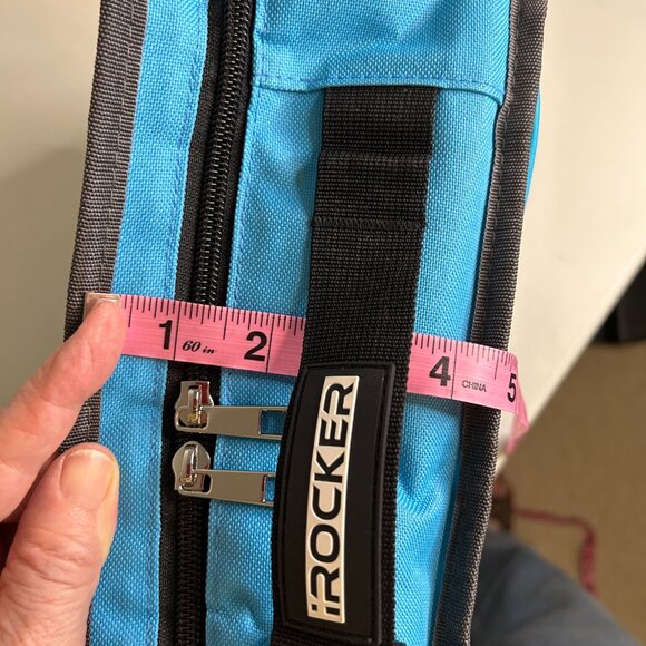 iRocker Swag Bag Insulated Cooler Tote Blue Zip Closure - Picture 5 of 9